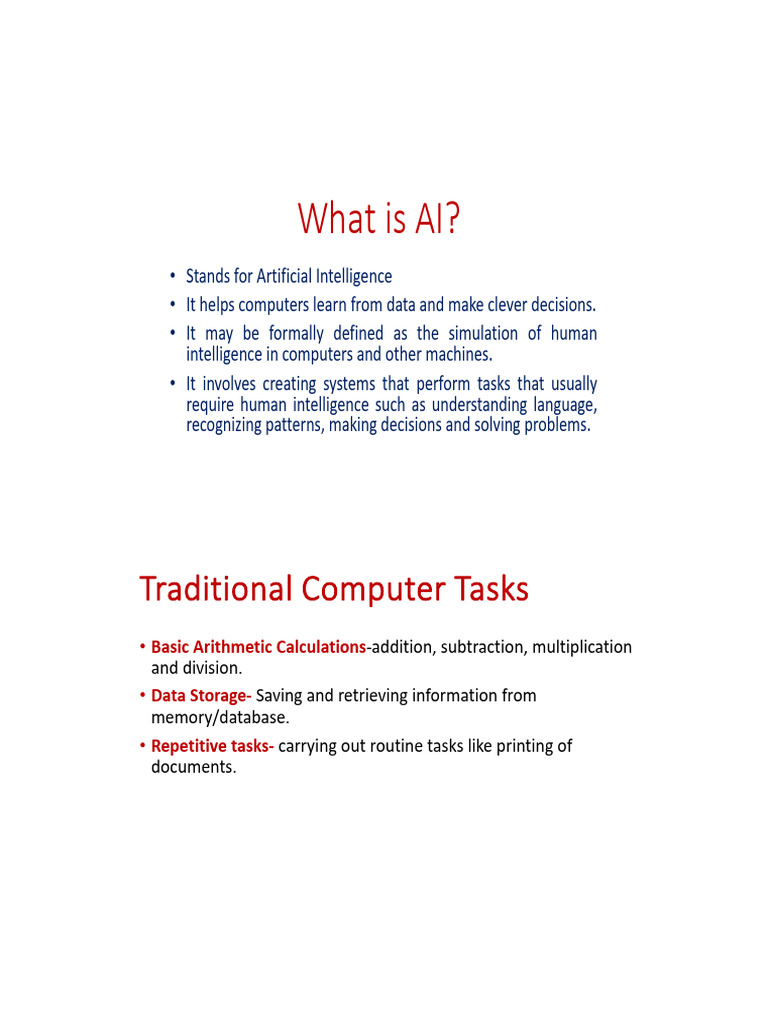 Understanding Artificial Intelligence Basics | PDF | Artificial ...