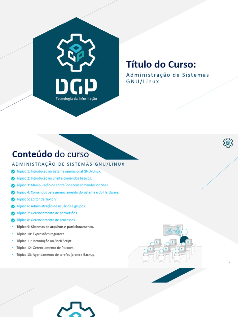 Sistemas de Arquivos e Particionamento Linux | PDF | Sistema de arquivo ...