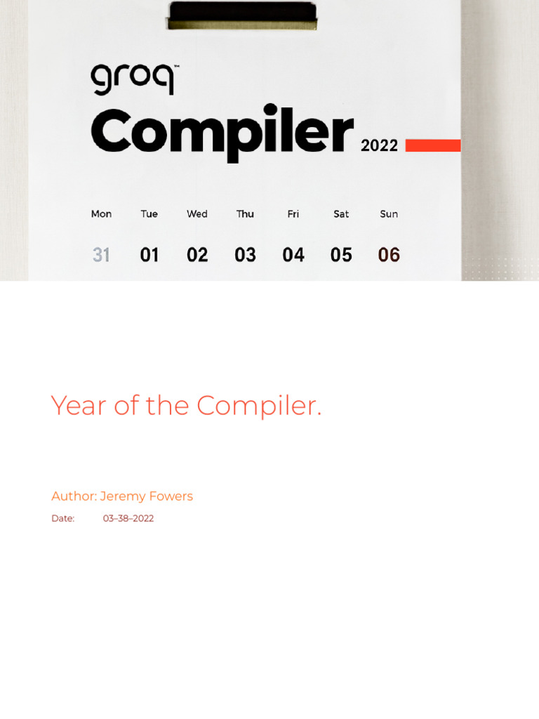 Year of The Compiler | PDF | Computer Engineering | Computing