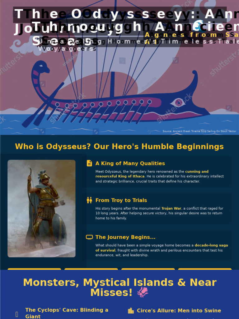 The Odyssey: Odysseus' Epic Journey | PDF | Odysseus | Odyssey