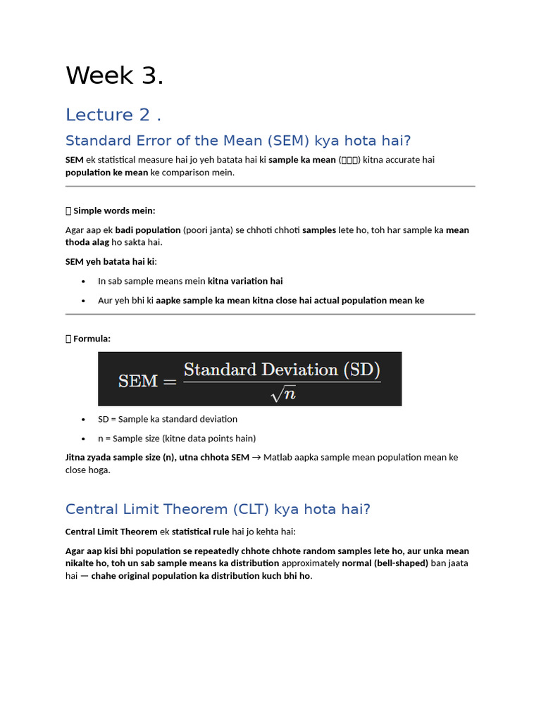 Data Analytics Self Notes | PDF | Standard Deviation | Statistics