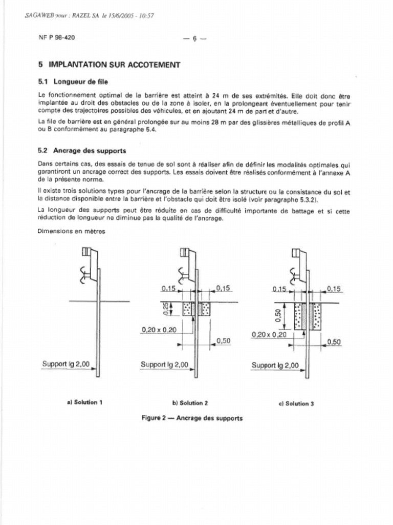 安全护栏规范NF P98-420 | PDF