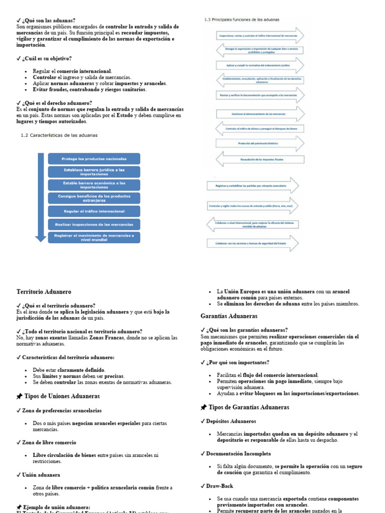 Apuntes U5 | PDF | aduana | Arancel
