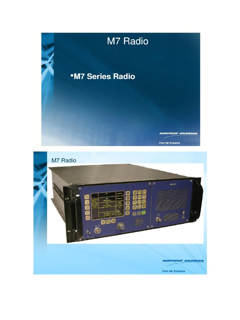 M7 Radio | PDF