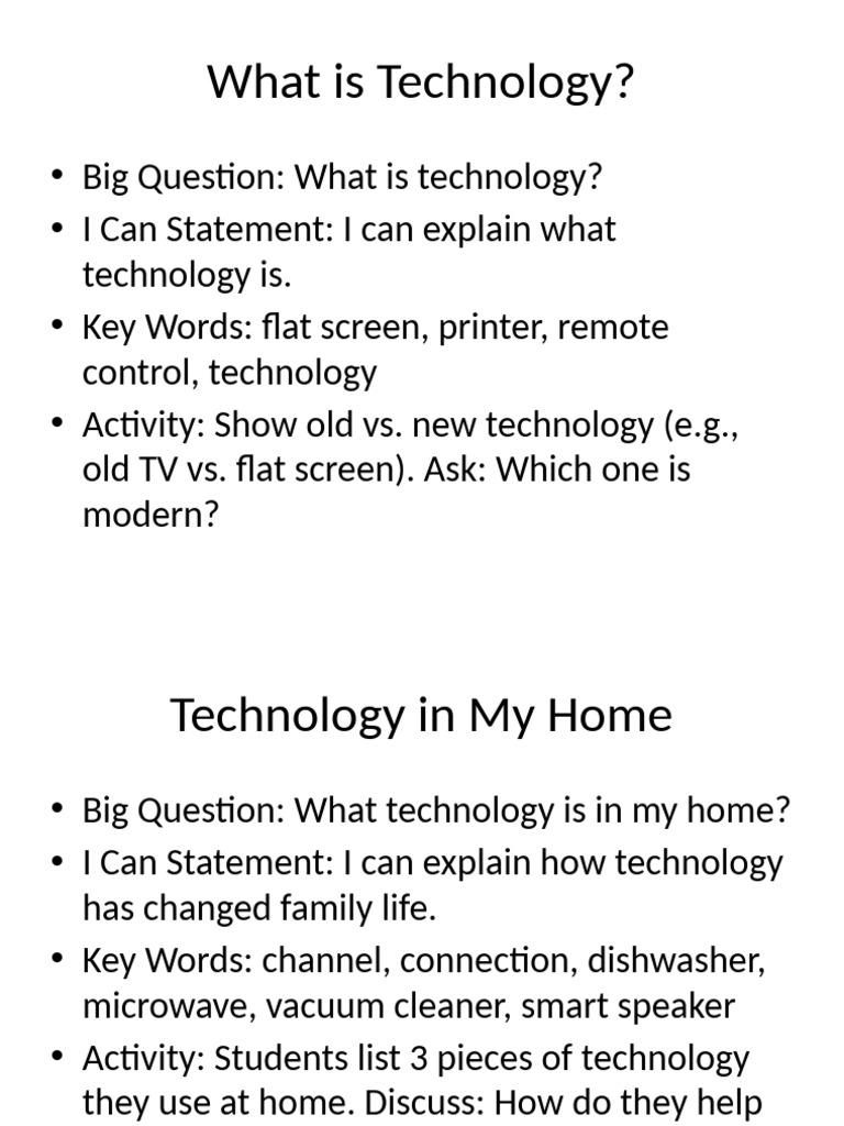 Understanding Technology's Impact | PDF