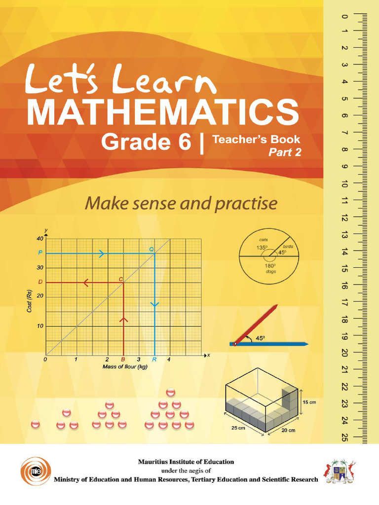 Grade 6 Mathematics Teacher's Book | PDF | Area | Rectangle