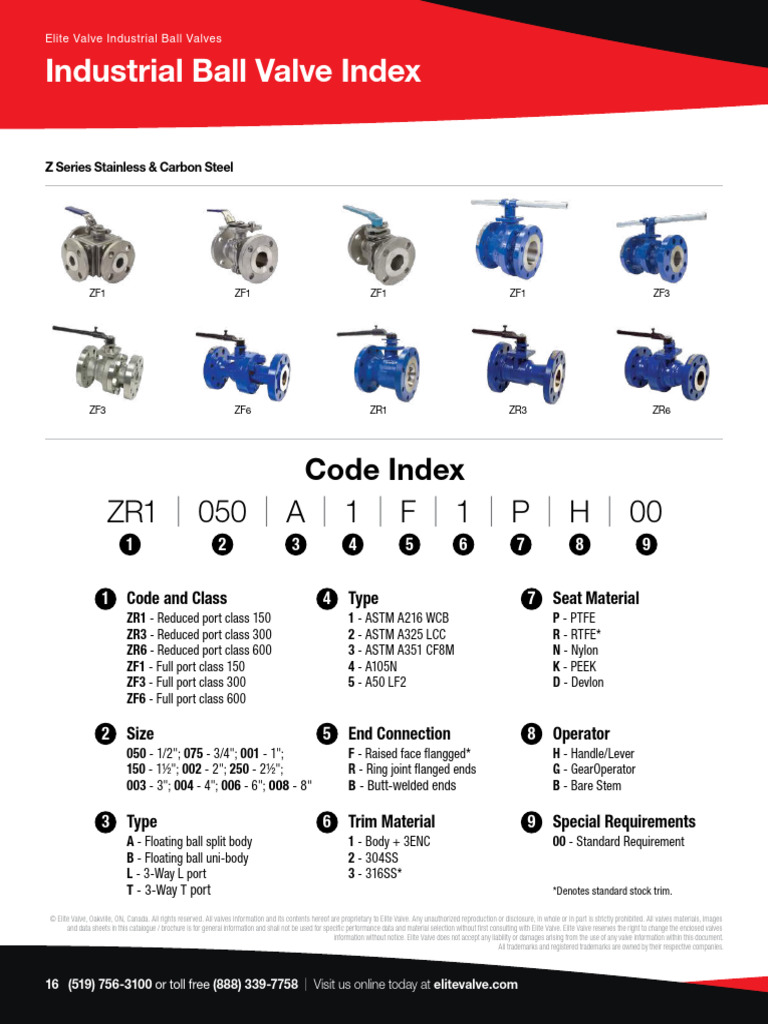 Industrial Ball Valve Specifications | PDF | Valve | Mechanical Engineering