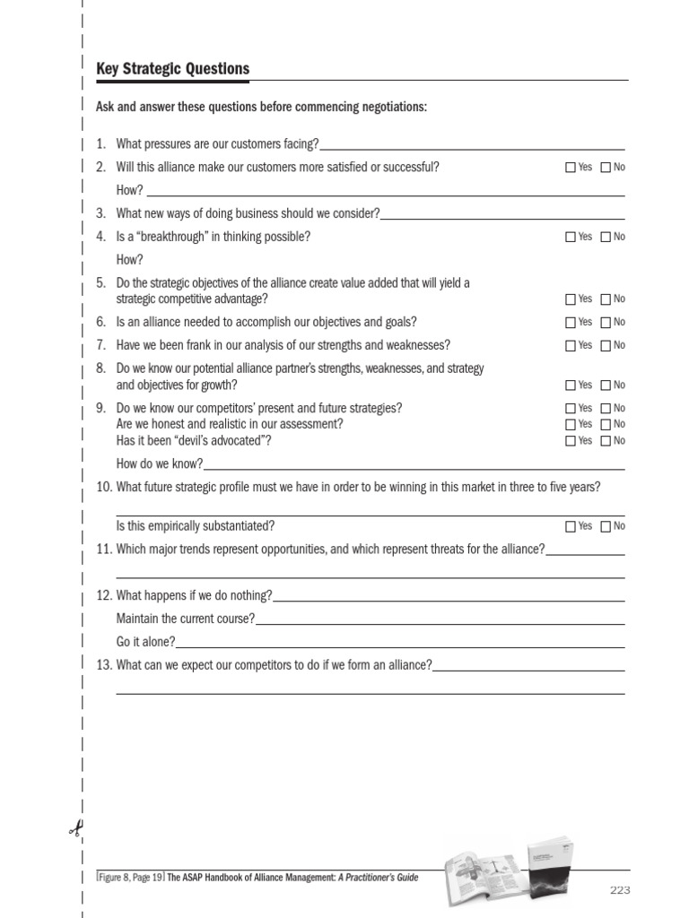 ASAP Key Strategic Questions For Alliances | PDF