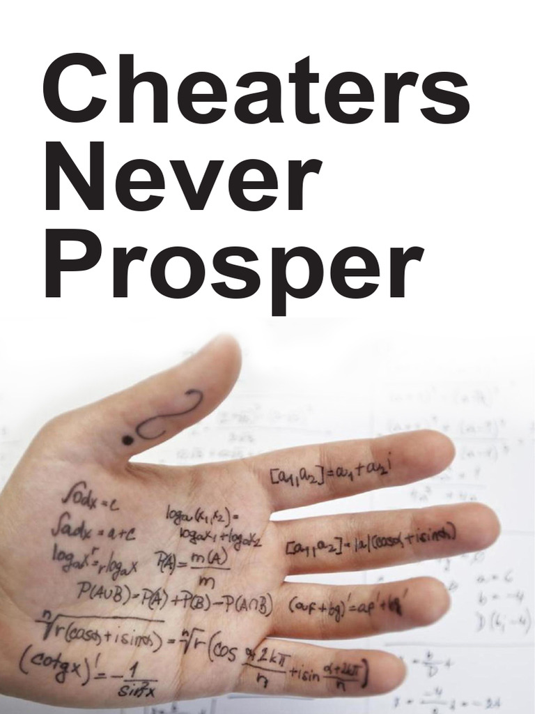 Cheaters Booklet March-2019 | PDF | Academic Integrity | Learning