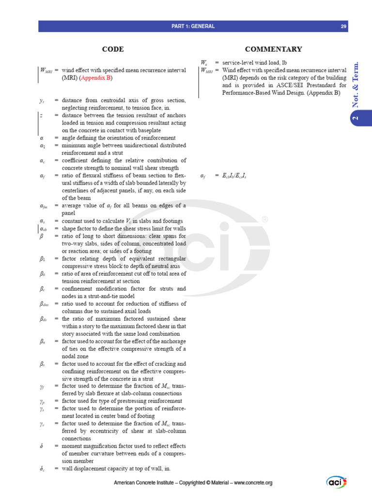 ACI 318-25: Structural Concrete Code | PDF | Strength Of Materials ...