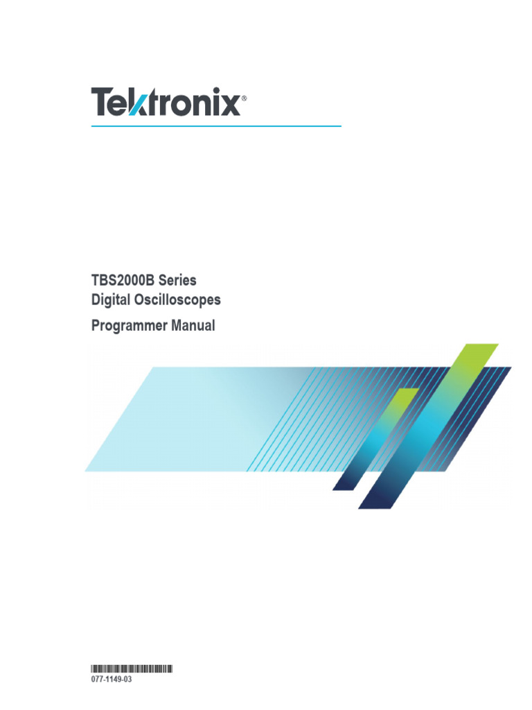 TBS2000 TBS2000B Programmer 077114903 | PDF | Computing | Computer ...