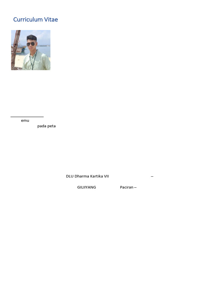 CV Nurman Arya Nazar Awaludin | PDF