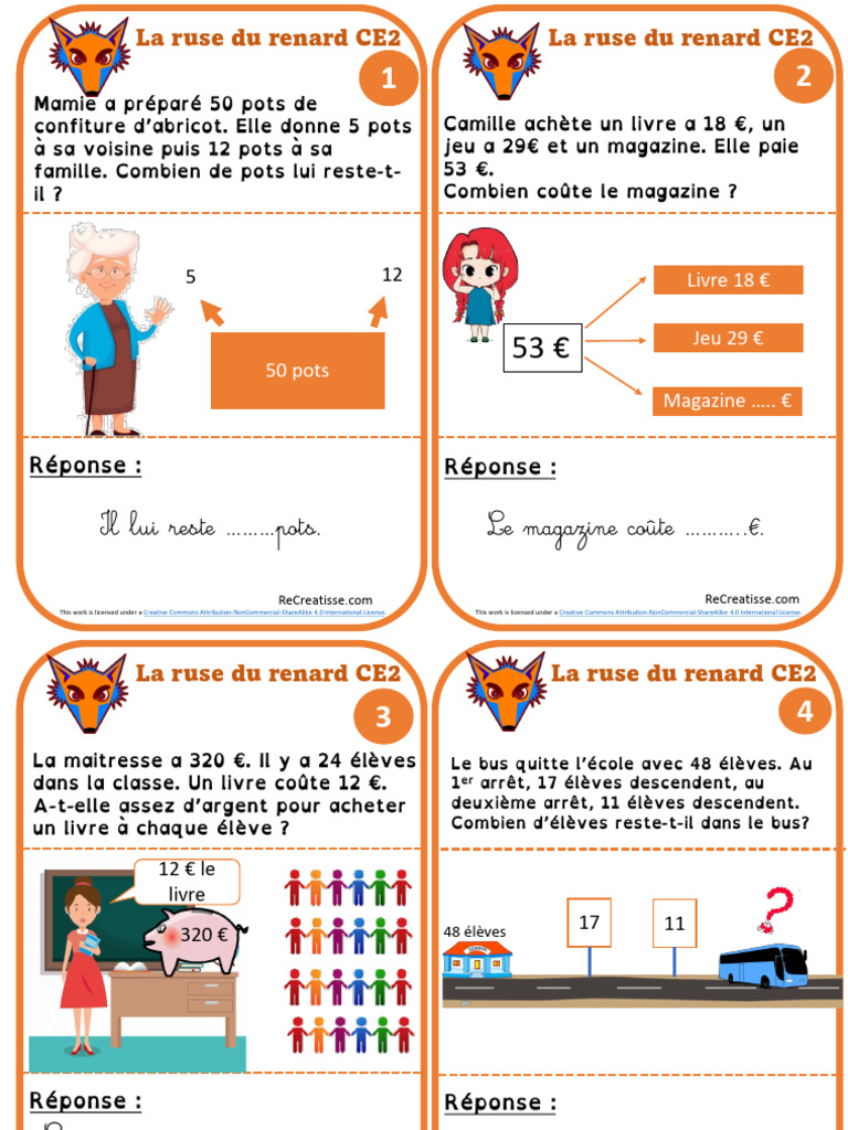 La Ruse Du Renard CE2 Serie 4 Niveau 1 | PDF