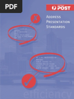 Download Australia Post Address Presentation Standard by parasiticide SN90774382 doc pdf