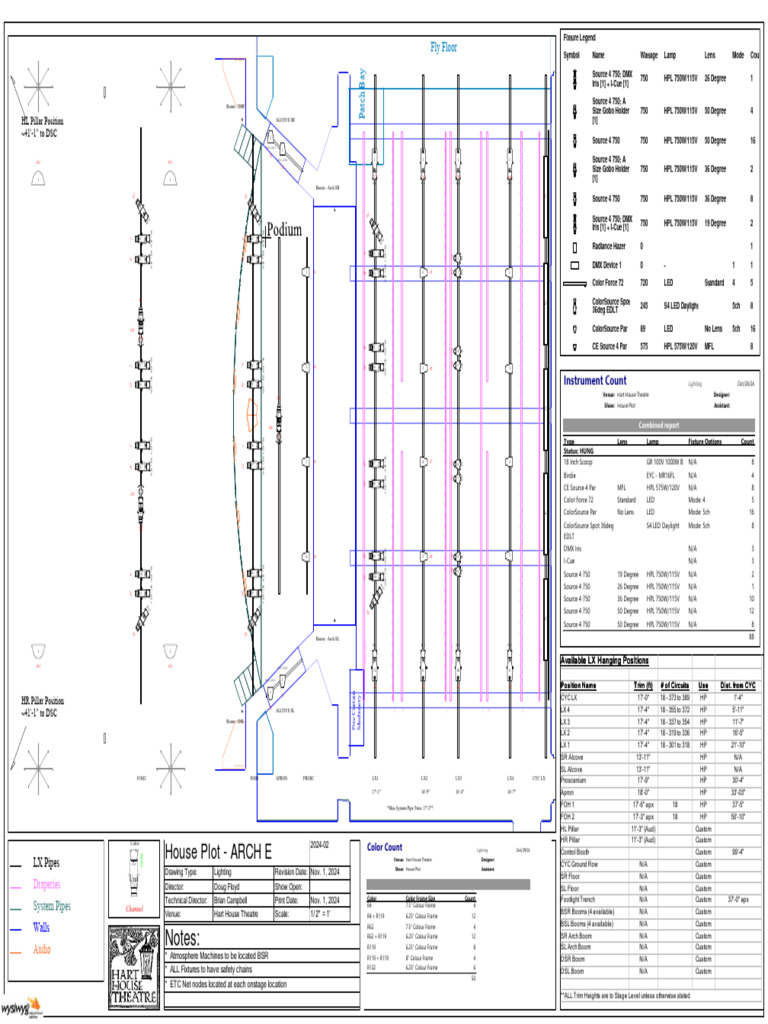 House Lighting Plot | PDF | Interior Design | Components