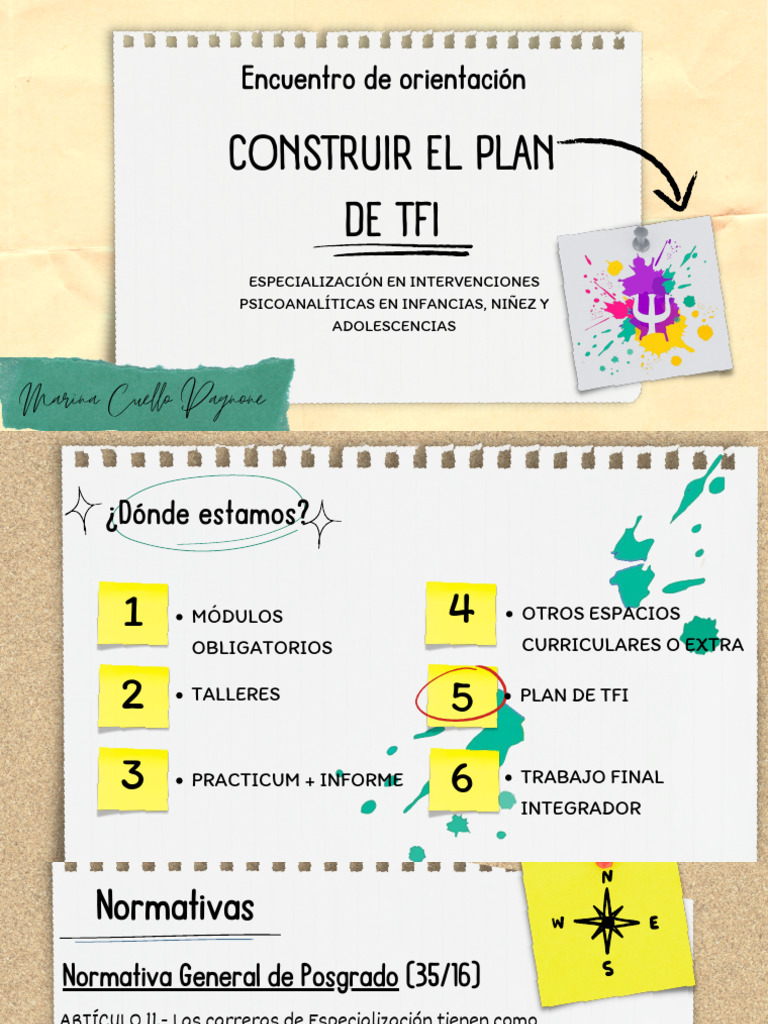 Plan de TFI en Intervenciones Psicoanalíticas | PDF | Teoría ...