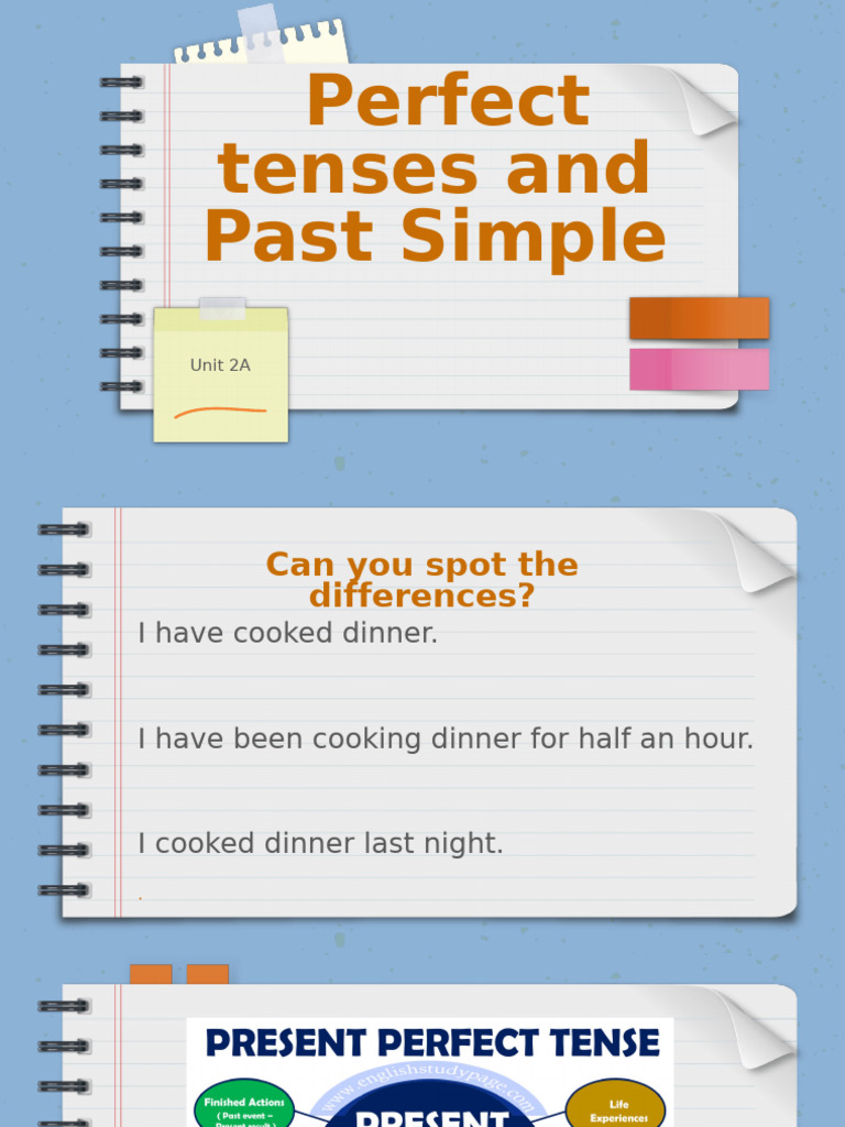 Present Perfect Tenses and Past Simple | PDF