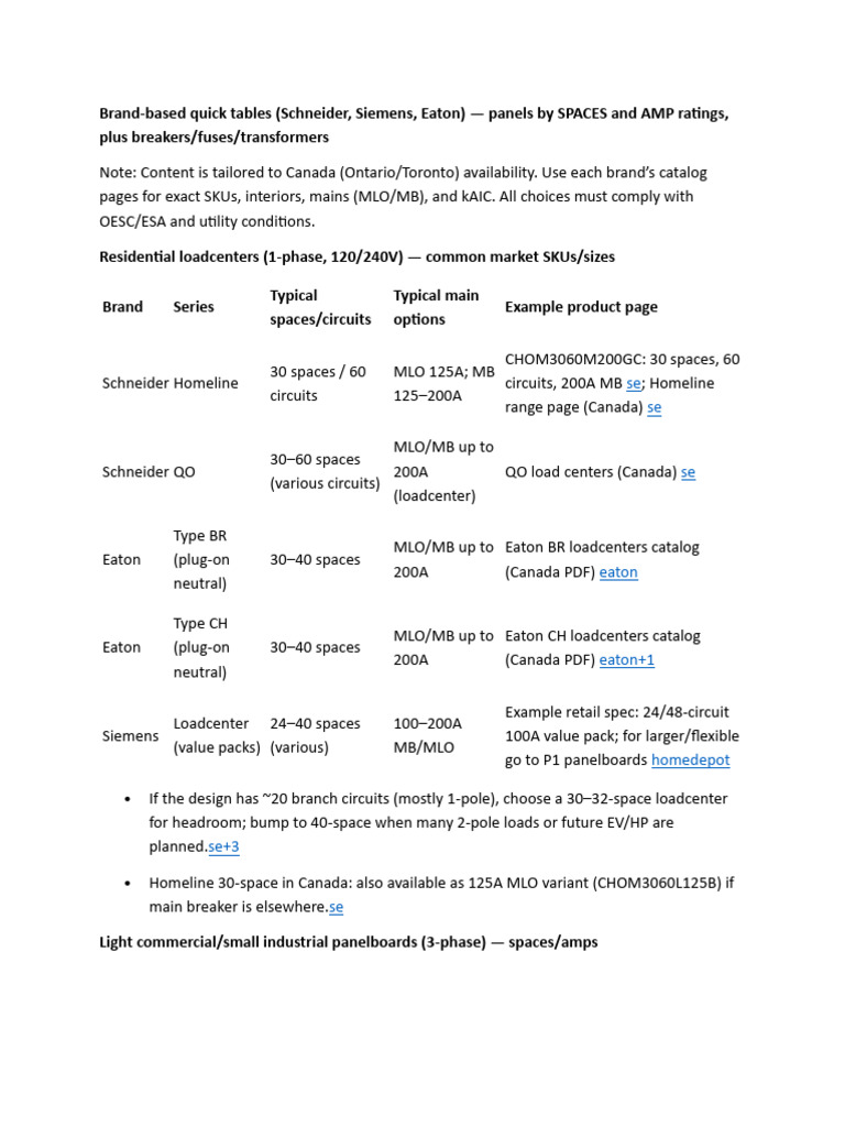 Brand-Based Quick Tables | PDF | Electromagnetism | Power (Physics)