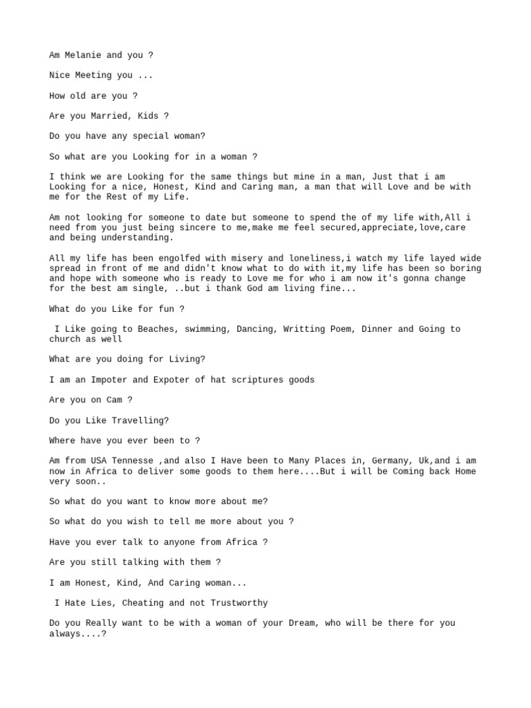 Chatting Format | PDF
