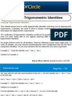 Verifying Trigonometric Identities