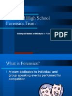 Waterford High School Forensics Team: Click To Edit Master Subtitle Style