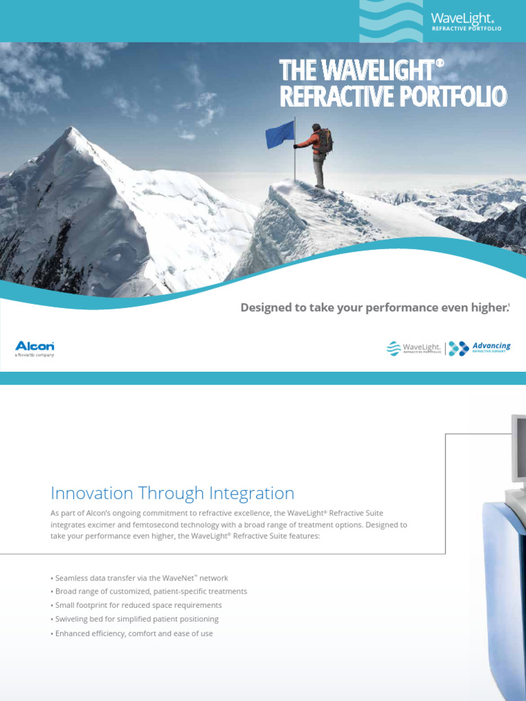WaveLight Refractive Suite Overview | PDF | Human Eye | Ophthalmology