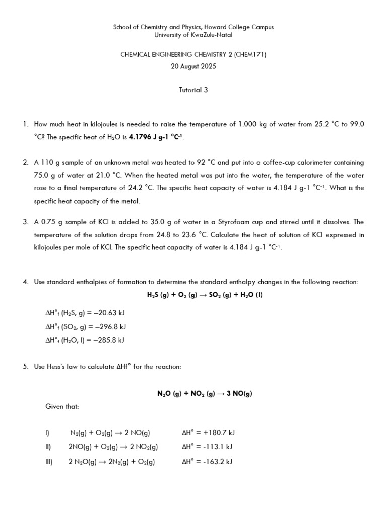 Tutorial 3 | PDF