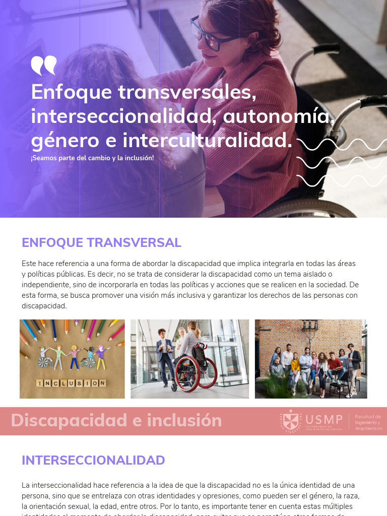 Inclusión y Autonomía en Discapacidad | PDF | Invalidez | Inclusión ...