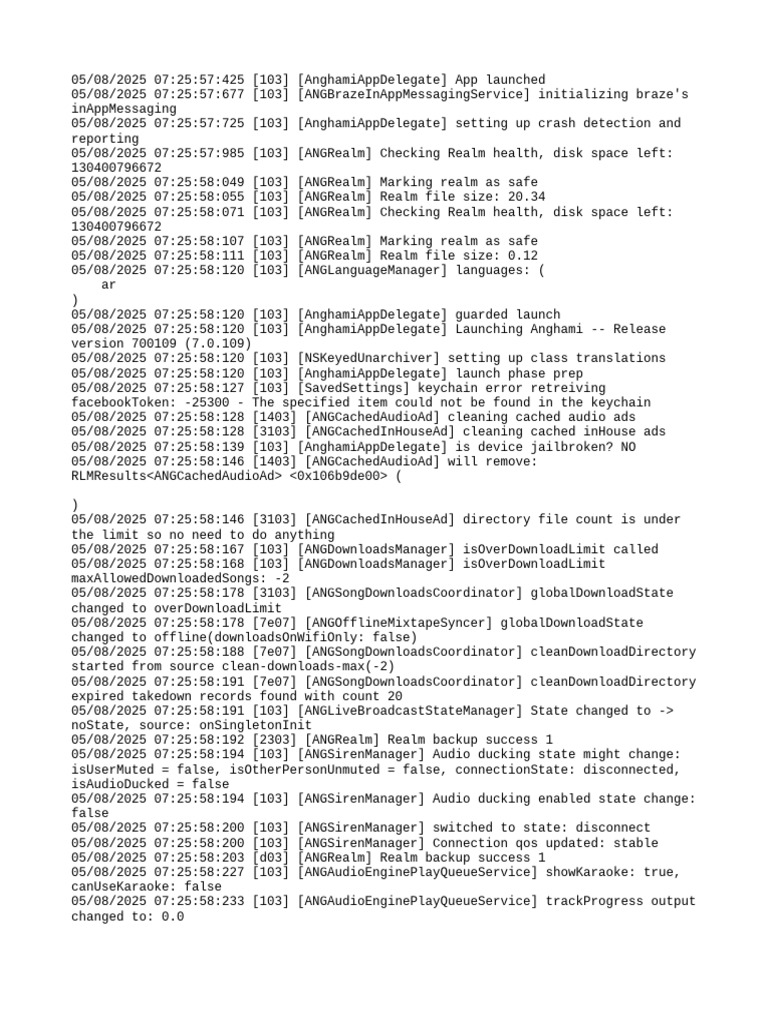 Anghami App Launch Log Analysis | PDF | System Software | Computer ...