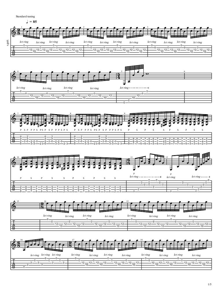 Standard Guitar Tuning Guide | PDF
