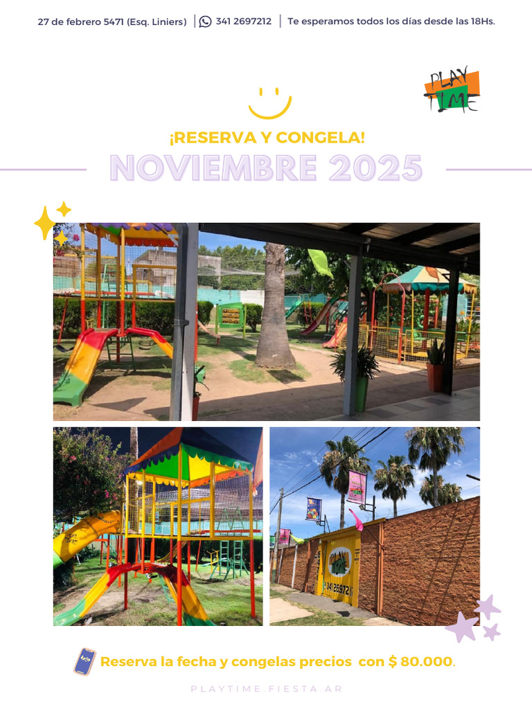 Precios y Reservas en Play Time | PDF