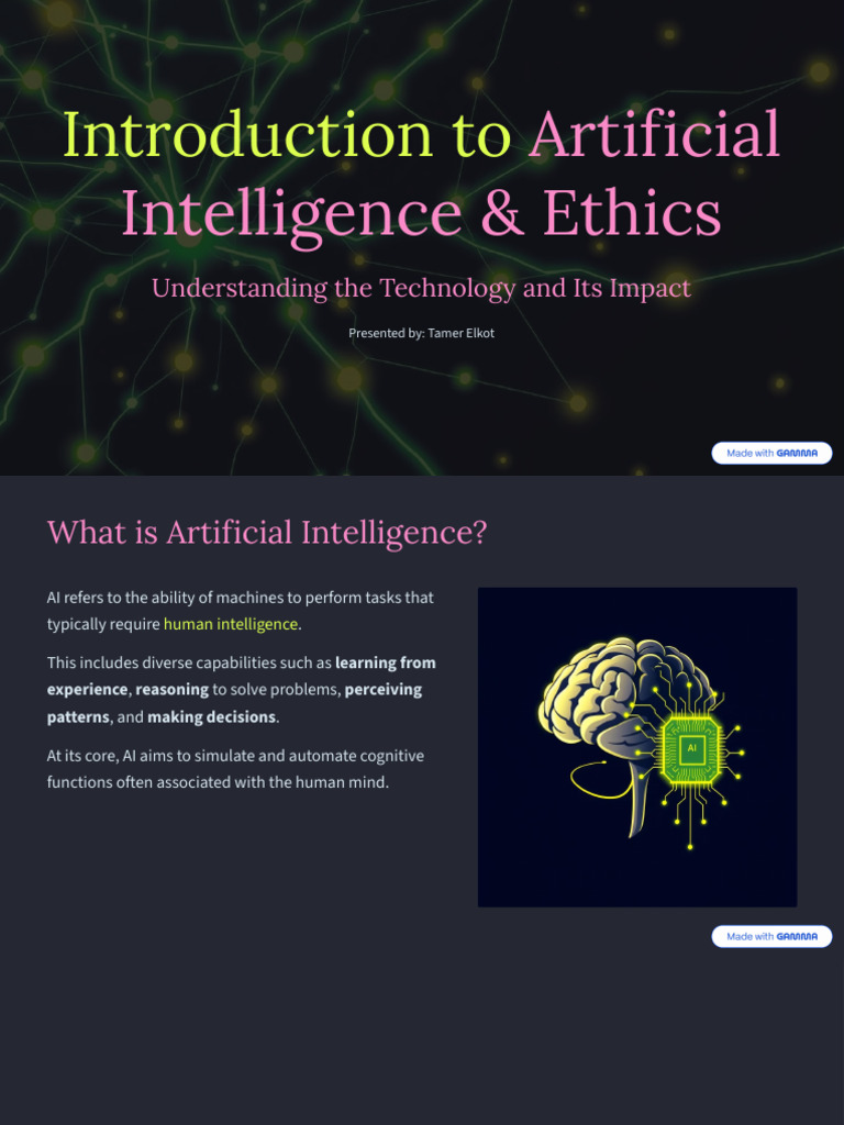 Introduction To Artificial Intelligence and Ethics | PDF | Artificial ...