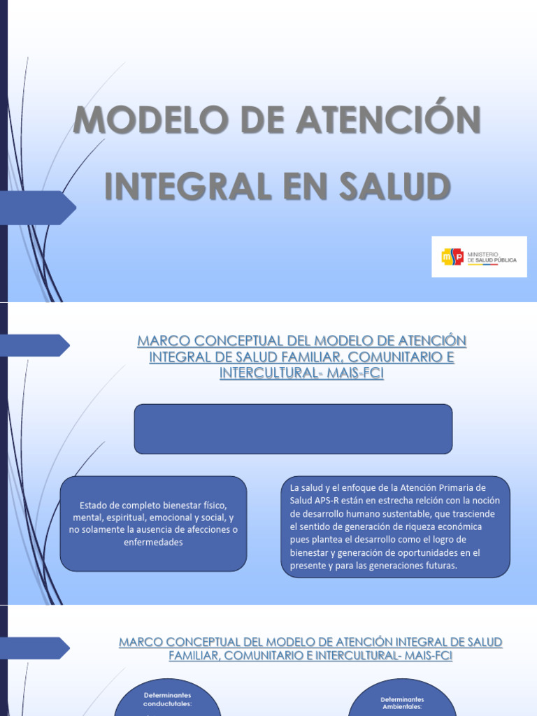 Modelo de Atención Integral en Salud | PDF | Hospital