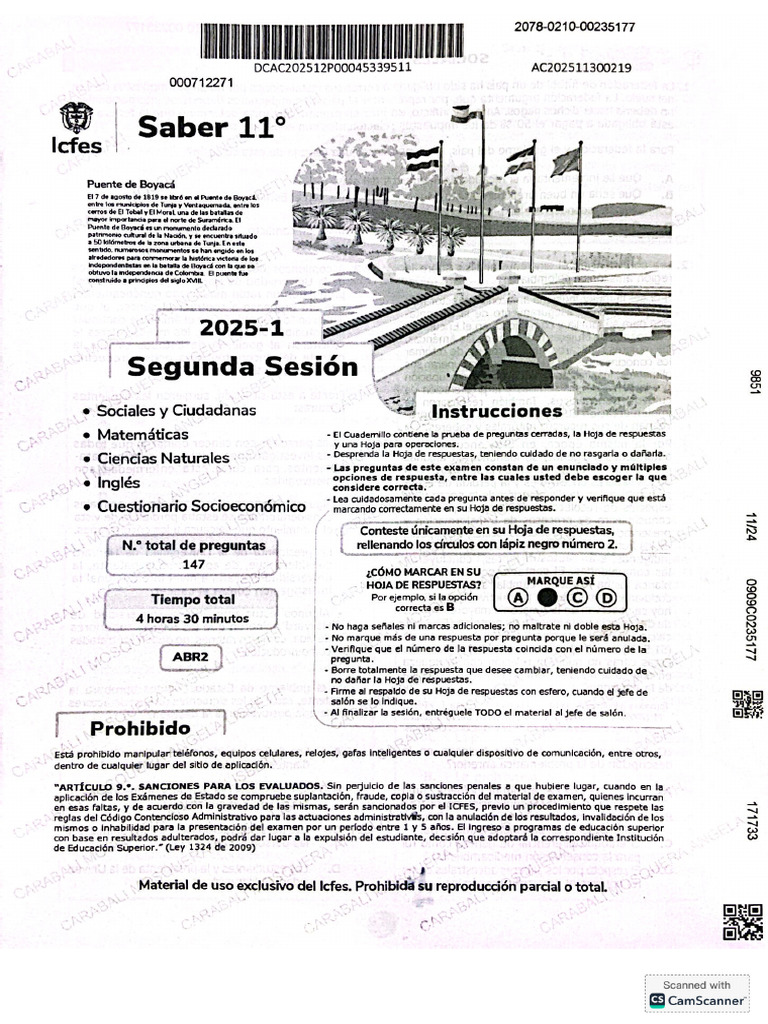 Material Icfes 2025 | PDF
