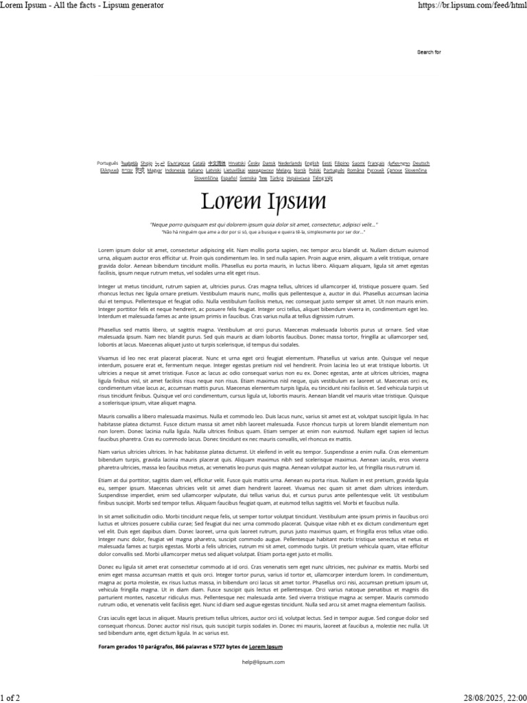 Lorem Ipsum | PDF