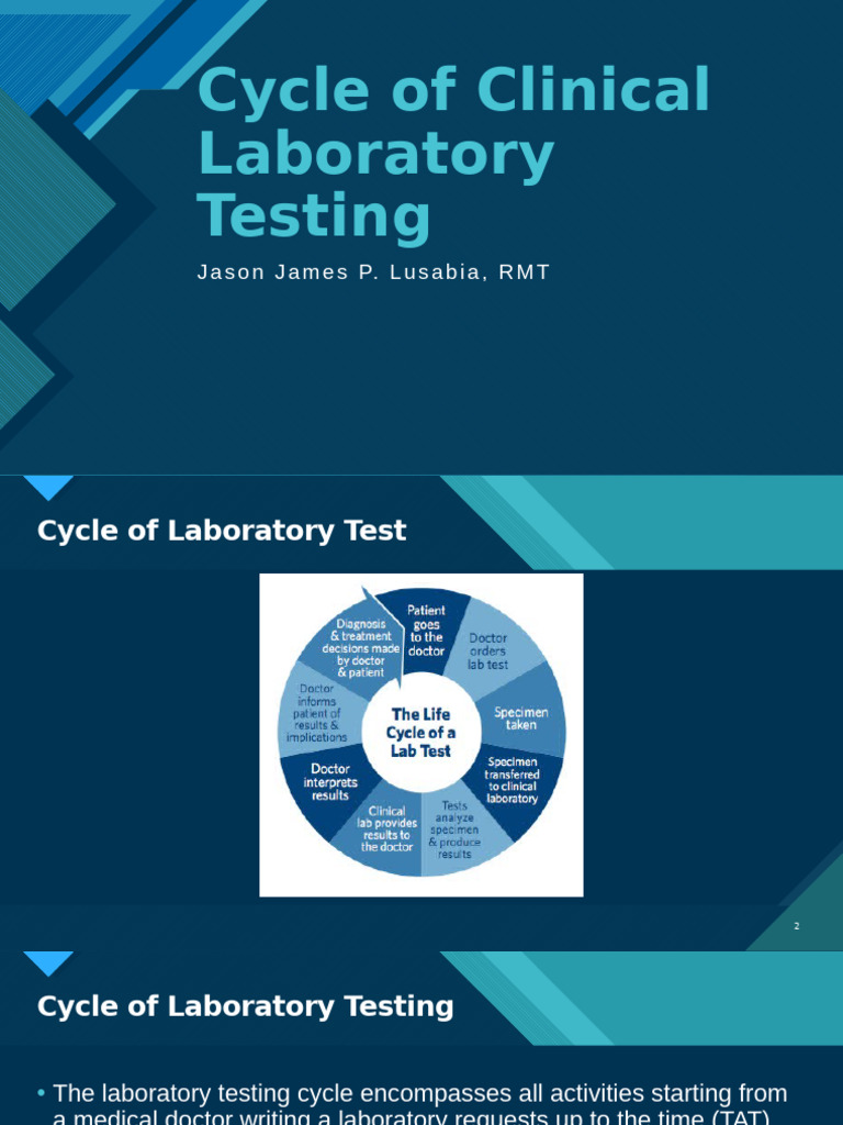 15 - Cycle of Clinical Laboratory Testing | PDF | Quality Assurance ...