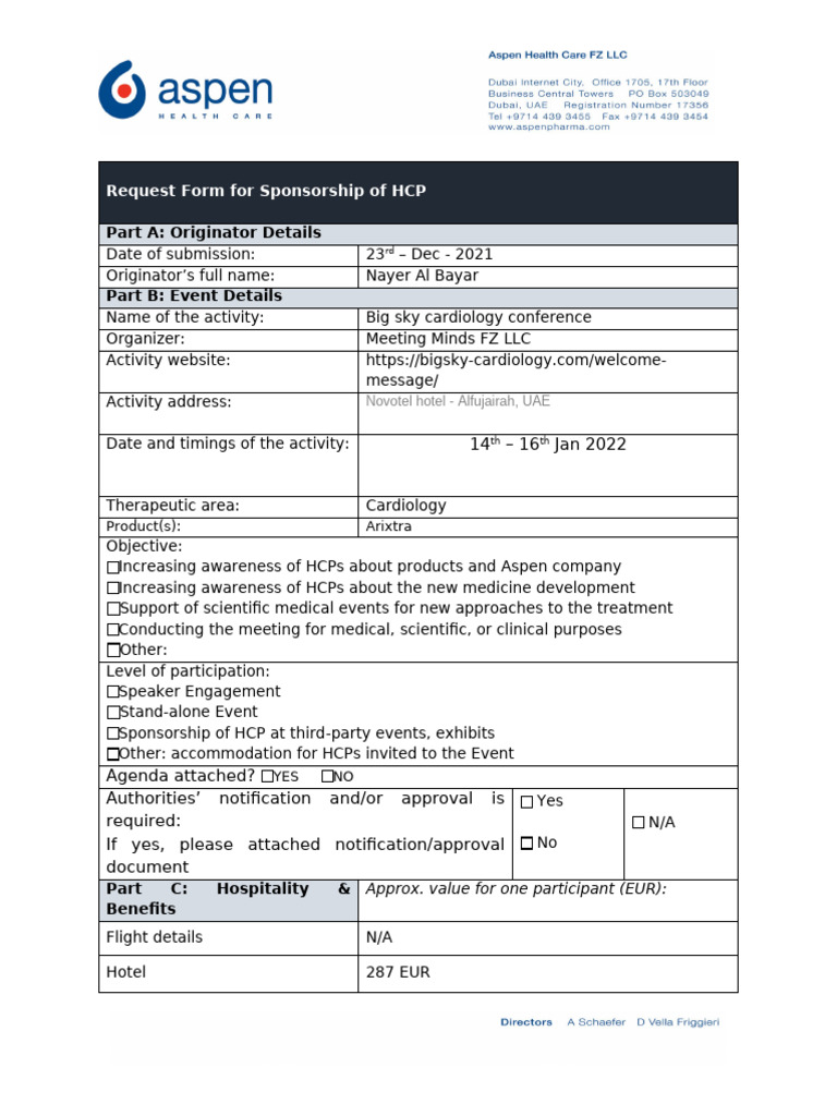 SOP001086 - HCP Request Form Big Sky - Updated | PDF | Social Programs ...