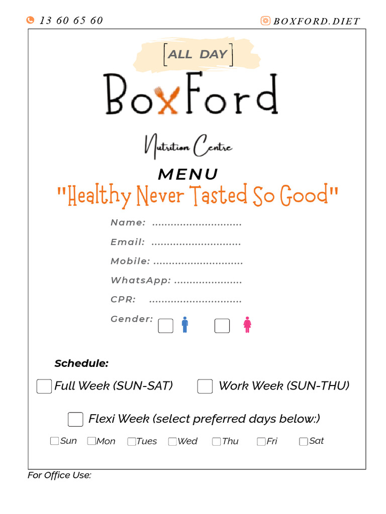 All Day Menu | PDF