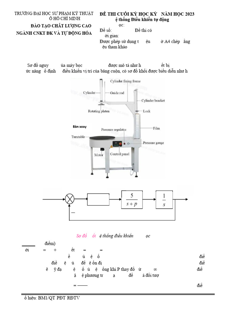 De Thi HT DKTD HK I 2023-2024 - 01clc | PDF