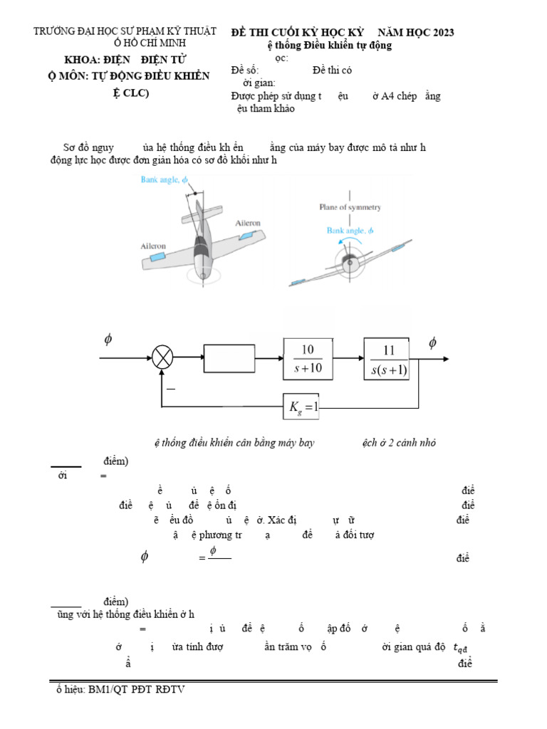 De Thi HT DKTD HK II 2023-2024 - CLC | PDF