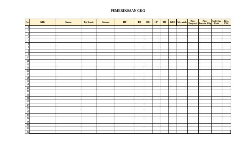 Form CKG | PDF