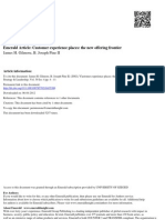 Strategy & Leadership: Emerald Article: Customer Experience Places: The New Offering Frontier