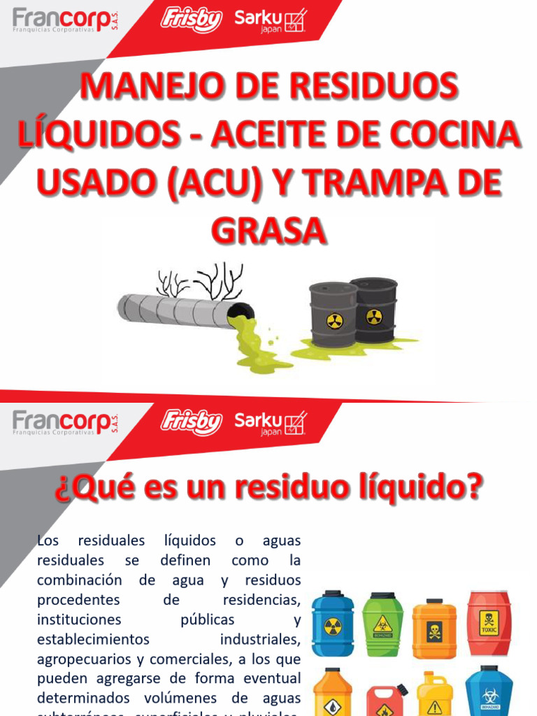 Manejo de Residuos Líquidos y ACU | PDF | Residuos | Agua