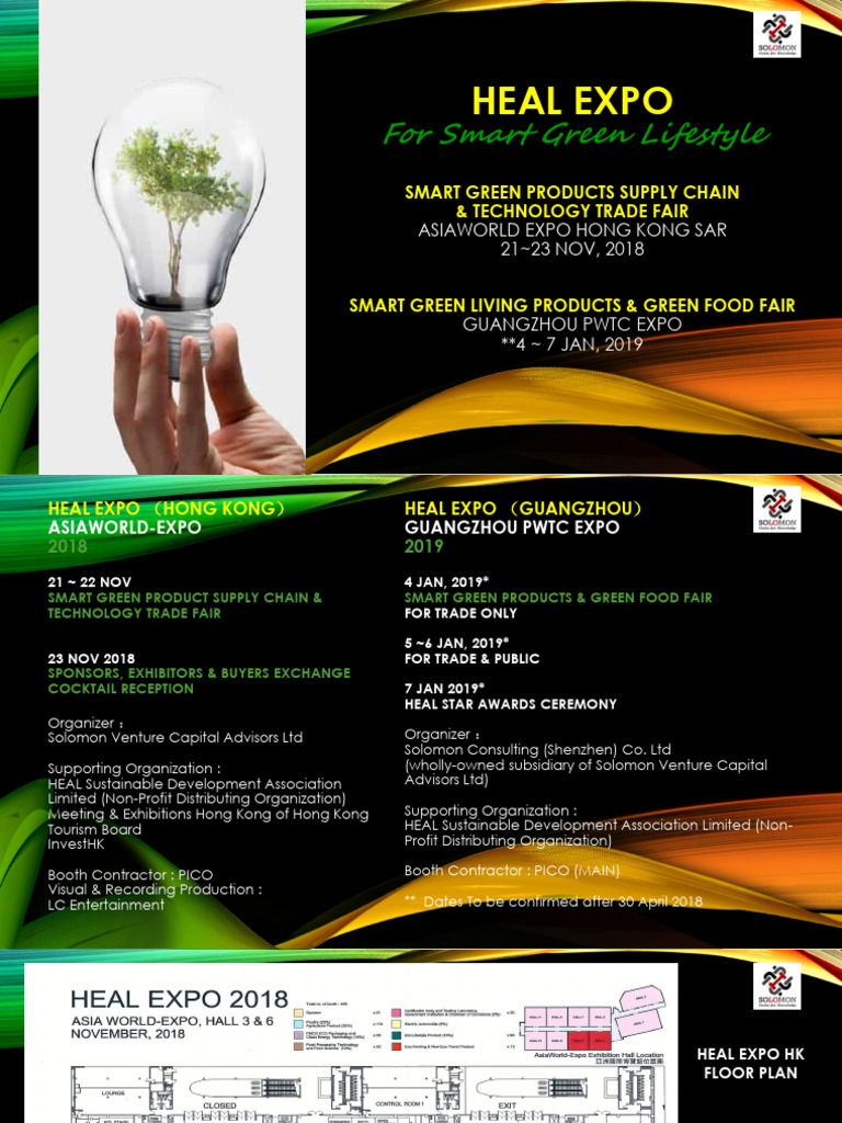 HEAL Expo: Smart Green Trade Fair 2018 | PDF | E Commerce | Sustainable ...