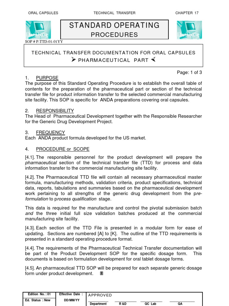 Tech XFR | PDF | Generic Drug | Specification (Technical Standard)