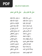 Bacaan Selawat Dalam Rumi | PDF