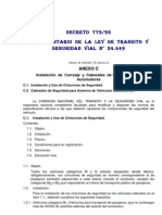 Anexo C Instalacion de Correaje y Cabezales de Seguridad para Auto Mot Ores