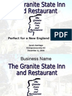 Granite Inn Business Plan Presentation