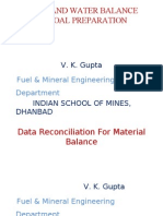 Data Reconciliation For Material Balance