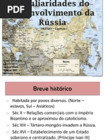 Peculiaridades do desenvolvimento da Rússia (1)